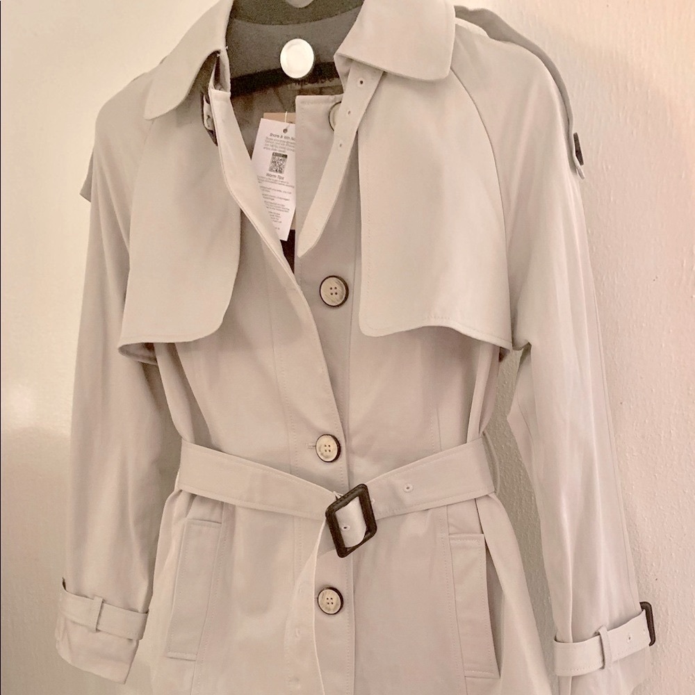Classic Cream Trench Coat